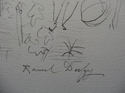 Raoul Dufy Les Vendanges, 1952 Lithographie et pochoir sur papier Vélin, Signée dans...