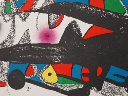 Joan MIRÓ (Spain 1893-1983) Escultor Danemark Lithograph signed in the plate One...