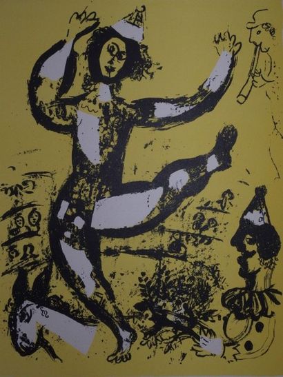 Marc CHAGALL (Russia 1887-France 1985) (After) Original lithograph (Mourlot workshop)...