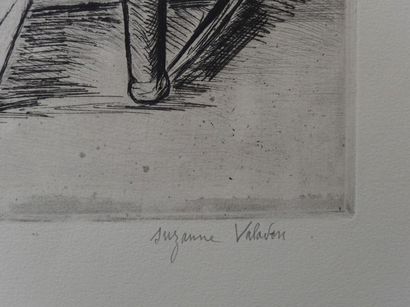 Suzanne VALADON Christiane Gravure originale (Pointe sèche et eau-forte) sur Vélin...
