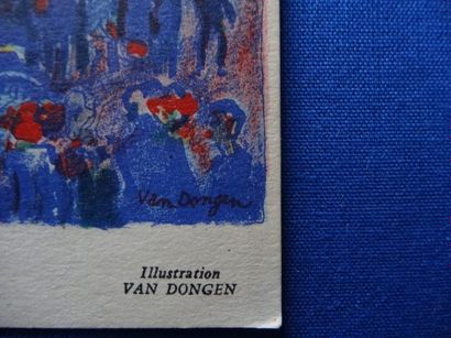 Kees Van Dongen L'arrivée du Tour de France 1955 Lithographie sur papier Vélin Éditeur...