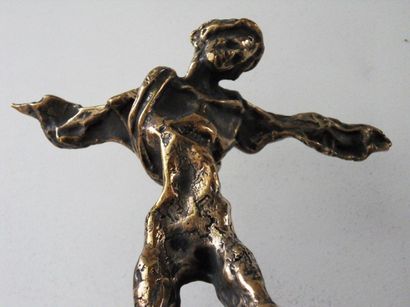 Salvador DALI (Spain 1904-1989) The winged Triton Bronze made with lost wax technique,...
