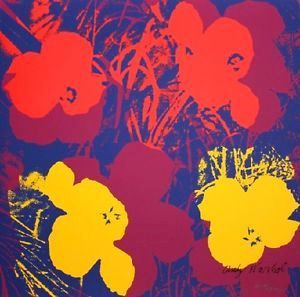 Andy WARHOL (1928-1987) (after) "Fleurs" Lithographie signée dans la planche et numérotée...
