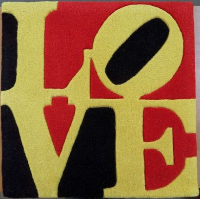 Robert Indiana Heliotherapie - Liebe LOVE 60 x 60 cm (épaisseur environ 1,5cm) Medium:...