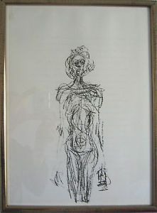 Alberto GIACOMETTI (Switzerland 1901-1966) (After) Nu Lithograph from "Derrière le...