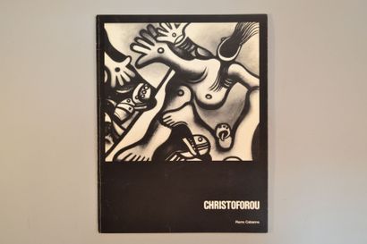 John CHRISTOFOROU Lot composé de cinq ouvrages sur l'artiste Certains avec envoi...