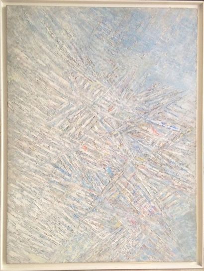 Jacques GERMAIN French (1915-2001) Untitled Oil on canvas 1984. Signed Dimensions:...