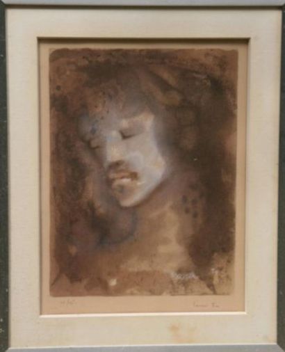 Léonor FINI (1908-1996) "Fugure" Hand signed and numbered tithograph. N° 167/225...