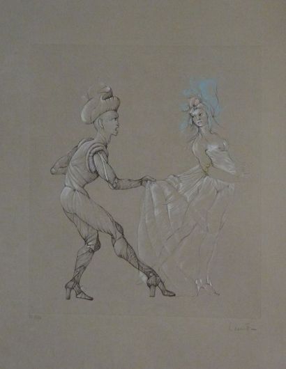 Léonor FINI (1908-1996) "Women" Original engraving numbered 35/280 and pencil signed...
