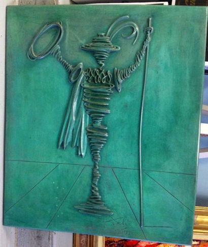 Salvador DALI (Spain 1904-1989) "Don Quichotte" Bronze sculpture Original à la cire...