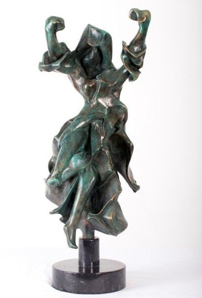 Salvador DALI (Spain 1904-1989) "Carmen" Sculpture en bronze signée et numérotée...