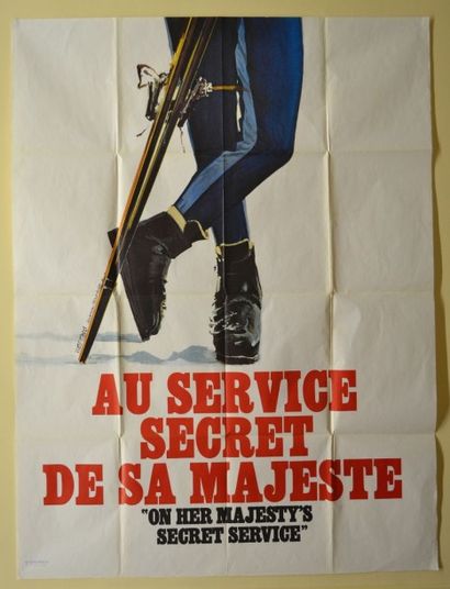 null AU SERVICE SECRET DE SA MAJESTE - ON HER MAJESTY'S SECRET SERVICE Affiche en...