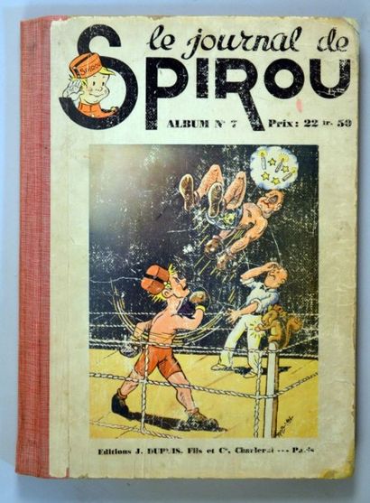 null JOURNAL DE SPIROU 
Reliure 7 du Journal de Spirou (du 35 au 9 de 1941, manque...