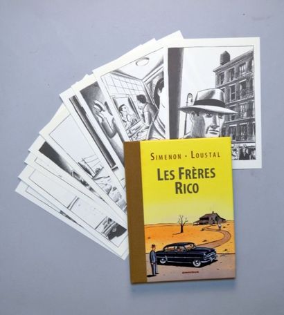 LOUSTAL Les frères Rico, tirage de tête numéroté et signé à 250 exemplaires