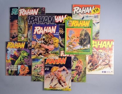 RAHAN 12 Numéros de Rahan deuxième série (1979-1980) entre le 11 et le 26
Bon ét...