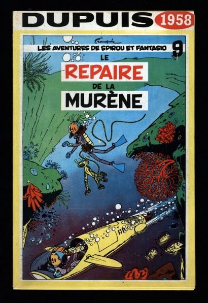 DUPUIS Catalogue éditeur 1958
Version Le repaire de la murène cadre jaune, 4ème plat...