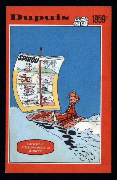 DUPUIS Catalogue éditeur 1959
Version radeau Spirou cadre rouge
27 x 17 cm
Etat proche...