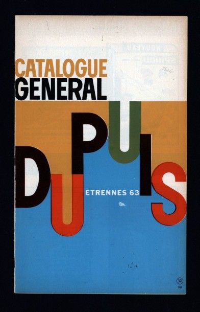DUPUIS Catalogue éditeur Etrennes 1963
26 x 16 cm
Très bel état, petit manque de...