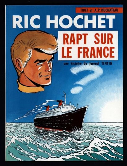 TIBET Ric Hochet 
Rapt sur le France
Dernière page gondolée avec traces sur les pages...