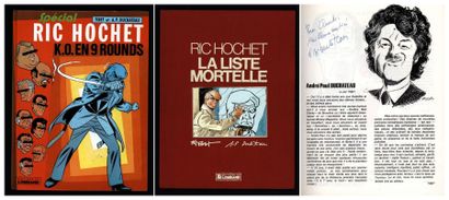 TIBET Ric Hochet 
Ko en 9 round, rare tirage de tête numéroté et signé à 300 exemplaires,...