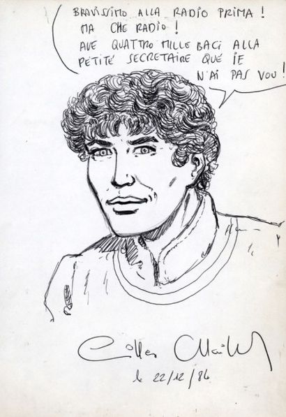 CHAILLET Gilles Vasco
Portrait du héros réalisé pour Radio Première
Stylo signé et...