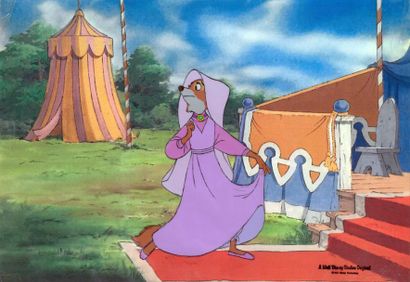 null DISNEY Robin des bois (Robin Hood) 
Disney 1973 
Cellulo original de Belle Marianne...