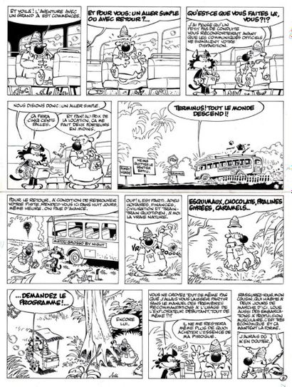 DUPA Cubitus
Planche 2 du récit Cubitus et la matou grosso publié dans Super Tintin...
