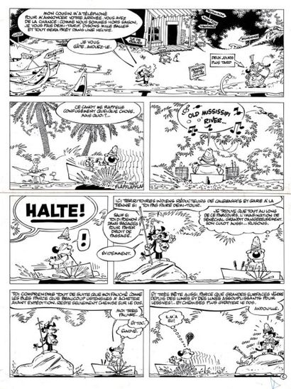 DUPA Cubitus
Planche 3 du récit Cubitus et la matou grosso publié dans Super Tintin...