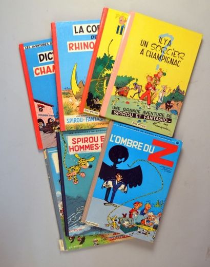 FRANQUIN Spirou et Fantasio 15 volumes en rééditions anciennes (66 pour les plus...