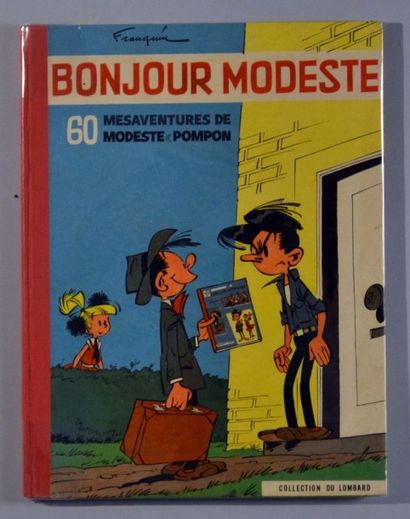 FRANQUIN Modeste et Pompon
Tome 2 Bon jour modeste
Edition originale française, angles...