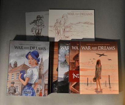 CHARLES Coffret War and Dreams numéroté et signé à 700 exemplaires avec plaque é...