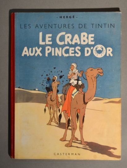 HERGÉ Tintin
Le crabe aux pinces d'or 4ème plat B1 1947 comprend les HT du NB Très...