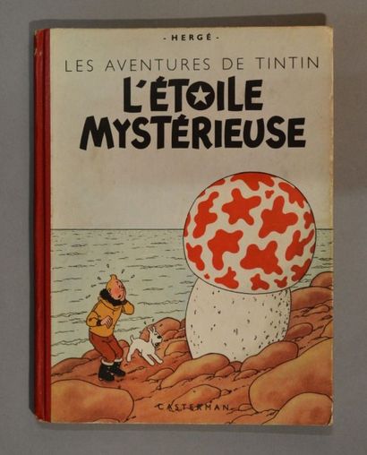 HERGÉ Tintin
L'étoile mystérieuse 4ème plat B5 1951
Bel exemplaire (Extrémités du...
