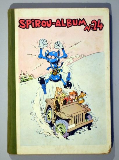 null JOURNAL DE SPIROU
Reliure du Journal de Spirou 24 (1948) (angles frottés, dos...