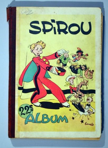 null JOURNAL DE SPIROU
Reliure du Journal de Spirou 25 (1948)
Angles frottés, cahier...