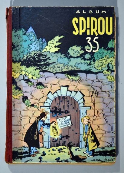 null JOURNAL DE SPIROU
Reliure du Journal de Spirou 35 (1950)
Angles frottés, cahier...
