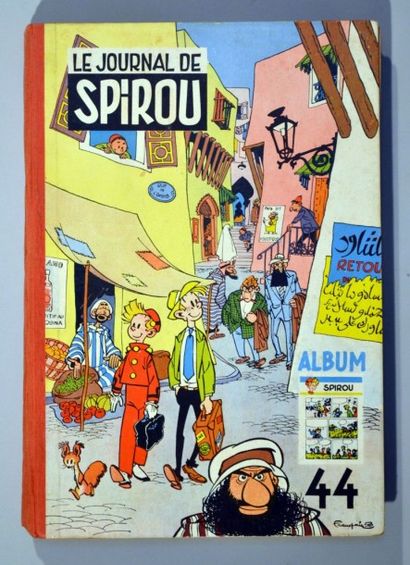 null JOURNAL DE SPIROU
Reliure du Journal de Spirou 44 (1953) (angles frottés légèrement,...