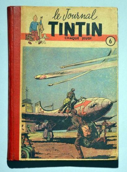 null JOURNAL DE TINTIN
Reliure du Journal de Tintin 6 (1950)
Angles frottés, pages...
