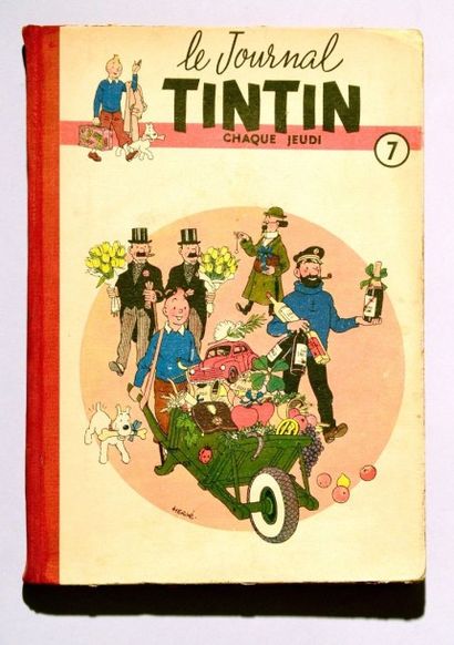 null JOURNAL DE TINTIN
Reliure du Journal de Tintin 7 (1950)
Frottements, bon état...