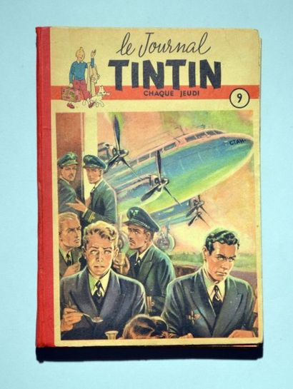 null JOURNAL DE TINTIN
Reliure du Journal de Tintin 9 (1951)
Bon état général, gardes...