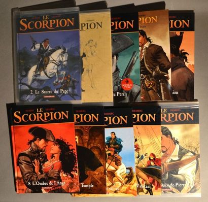 MARINI Le scorpion
Les tomes 1 à 8 en édition originale (le 1 avec jaquette signée)....