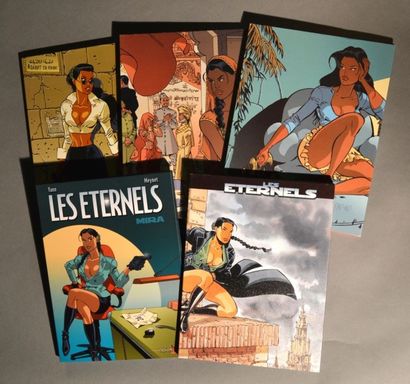 MEYNET Les Eternels
Les tomes 1 à 5 en version coffret ou avec jaquette signée