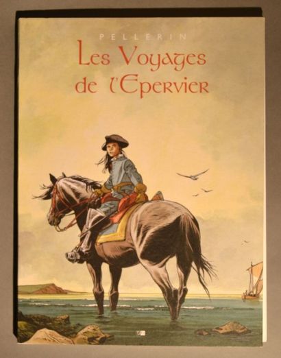 Pellerin Portfolio Les voyages de l'épervier édité par Daniel Maghen numéroté et...