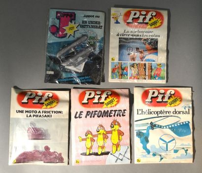 PIF Ensemble de 5 numéros composés des 270, 272, 289, 251 et Jippo 8 de 1978