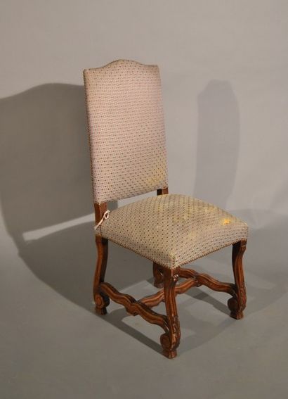 null Suite de six chaises en bois naturel

Style Louis XIII

(Composées d’éléments...