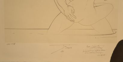 Pierre Yves TREMOIS Sans Titre, 1976
Technique mixte sur papier signé, daté et dédicacé...