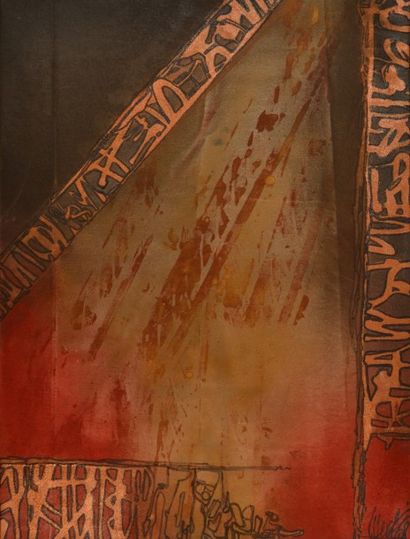 LEE COOPER «Death projection», 2008
Technique mixte sur toile signée, titrée et datée...