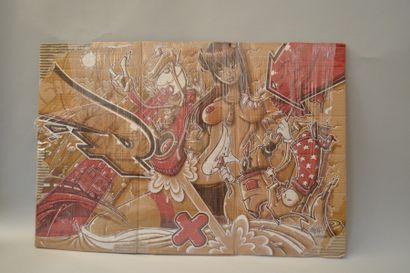 O'POIL 2015
Feutre et café sur carton
58 x 85 cm