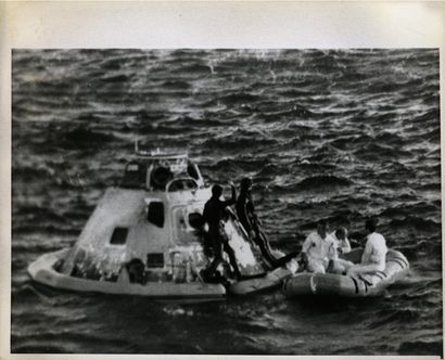 NASA Récupération d'Apollo 10, 20 mai 1969
Tirage de presse d'époque 20,8 x 25,4...
