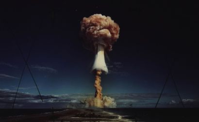 ANONYME Explosion atomique à Mururoa, vers 1960
Tirage chromogénique postérieur 13,4...